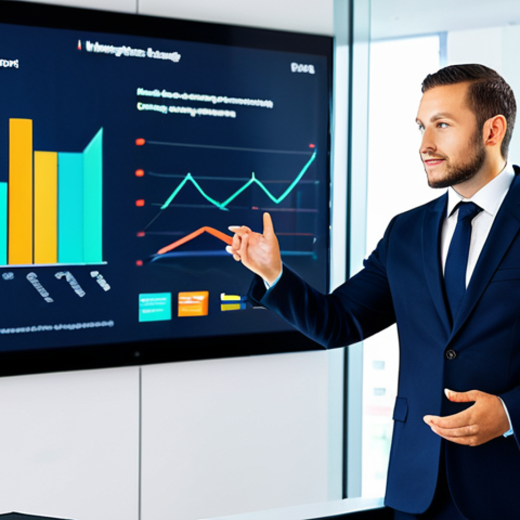 Professional Marketing Presentation**

"A professional marketing manager, fully clothed in a modest business suit, is giving a presentation in a modern conference room. The background includes a screen displaying marketing data and charts. The setting is bright and professional. Perfect anatomy, correct proportions, natural pose, well-formed hands, proper finger count, natural body proportions, safe for work, appropriate content, fully clothed, professional."

**