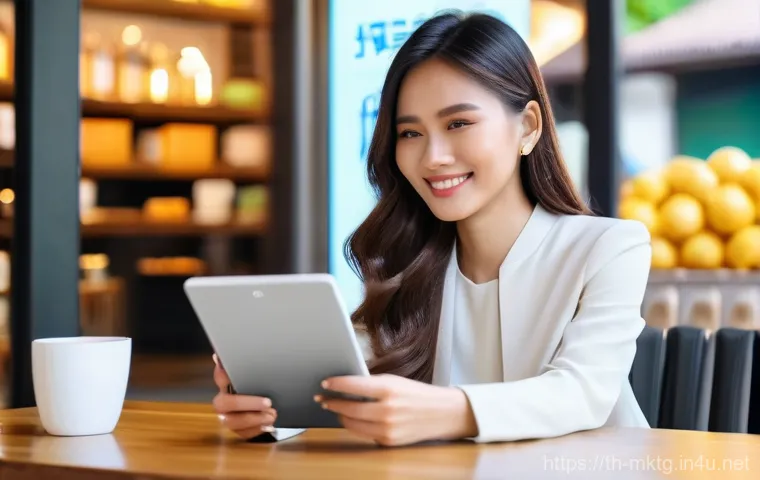 마케팅관리사 시험에서 자주 나오는 주제 - **Prompt: AI-Powered Personalized Shopping Experience in Bangkok**
    A vibrant, realistic image fe...